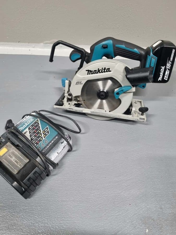 Makita 18V cirkelsåg med batteri & laddare
